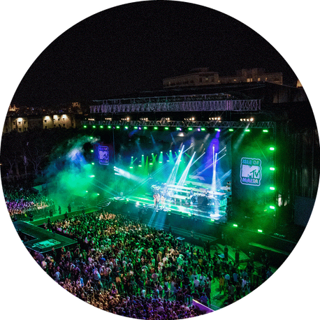 lighting stage concert malta